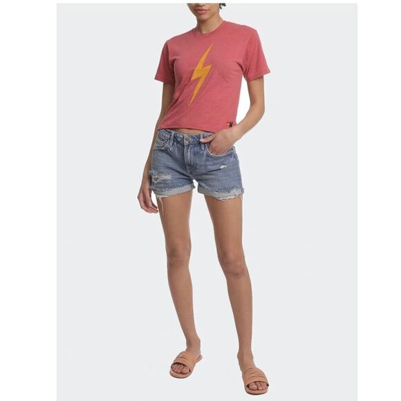 FRAME Le Grand Garcon Short in Montgrove Rips 28 - Picture 1 of 6